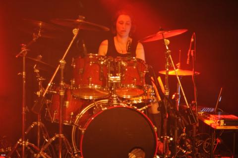 Schlagzeug Sonor S-Class drummerin Andrea Müller Schlagzeug Sonor S-Class drummerin Andrea Müller